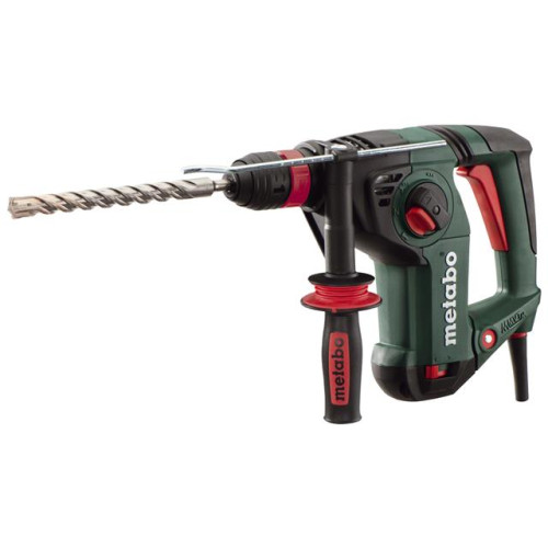 Metabo KHE 3251 240V: 800 W, 3.1J, 3 Function SDS+ Hammer inc 3 Jaw Chuck, Carry case