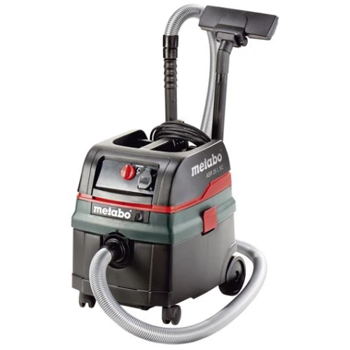 Metabo ASR 25 L SC 110V, 25Ltr, wet and dry vacuum cleaner with twin filters, semi-automatic filter cleaning and Auto-takeoff (Dust Class L)