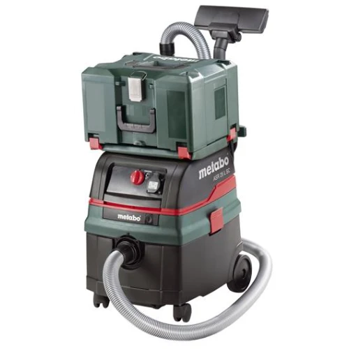 Metabo ASR 25 L SC 240V, 25Ltr, wet and dry vacuum cleaner with twin filters, semi-automatic filter cleaning and Auto-takeoff (Dust Class L)