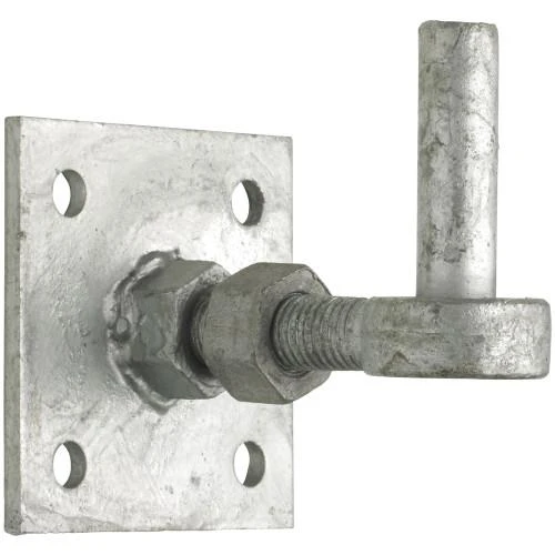 Adjustable Hook on 4" x 4" Plates
