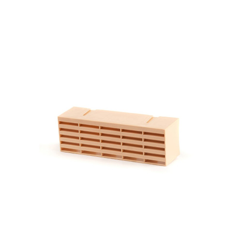 9x3 Air Brick Plastic Buff
