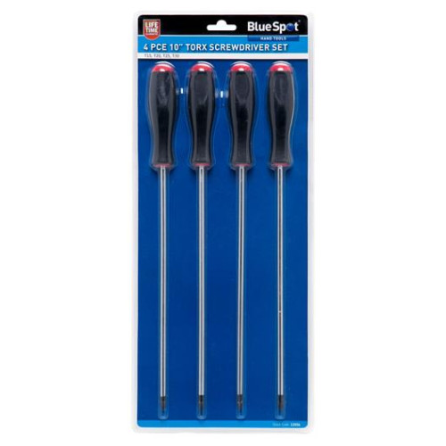 Blue Spot Tools 4 Pce 10ââ¬Â Torx Screwdriver set