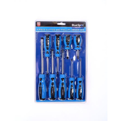 Blue Spot Tools 9 Pce Screwdriver Set