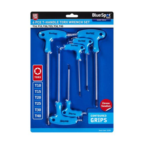 Blue Spot Tools 6 Pce T-Handle Torx Wrench Set