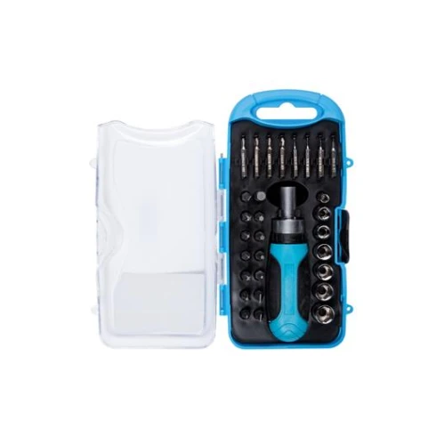 Blue Spot Tools 30PCE Ratchet Screwdriver and Socket Set