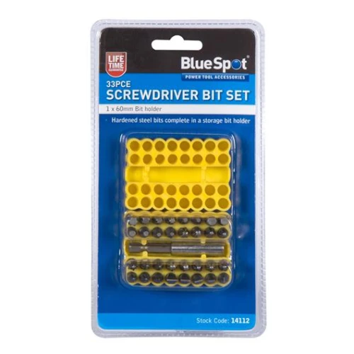 Blue Spot Tools 33 Pce Screwdriver Bit Set