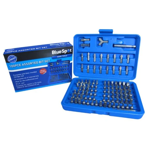 Blue Spot Tools 100 Pce Security Screwdriver Bit Set