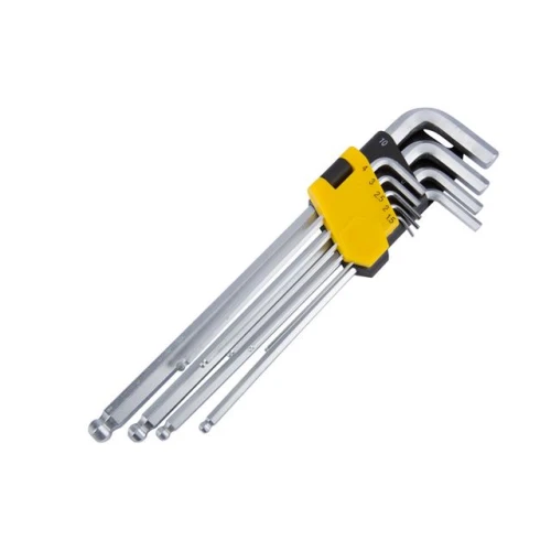 Blue Spot Tools 9 Pce Extra-Long Ball End Hex Key Set