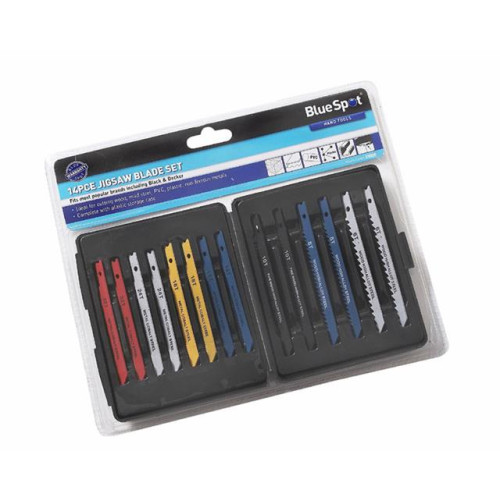 Blue Spot Tools 14 Pce Jigsaw Blade Set