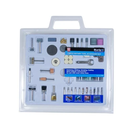 Blue Spot Tools 138 Pce Rotary Tool Accessory Set