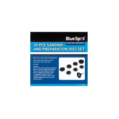 Blue Spot Tools 35PCE 2" Sanding Disc Kit