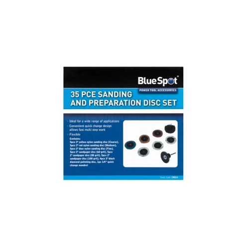 Blue Spot Tools 35PCE 2" Sanding Disc Kit