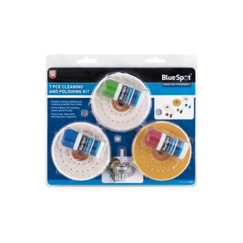 Blue Spot Tools 7PCE Cleaning and Polishing Kit