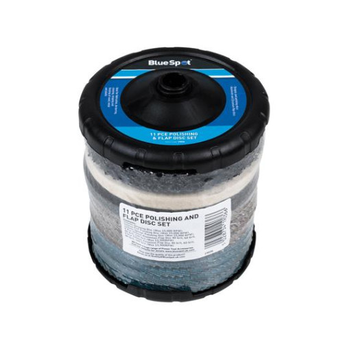 Blue Spot Tools 11PCE Polishing and Flap Disc Set