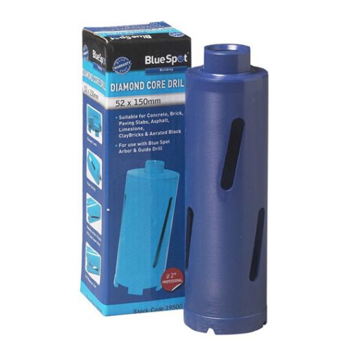Blue Spot Tools 52 X 150mm Diamond Core Drill