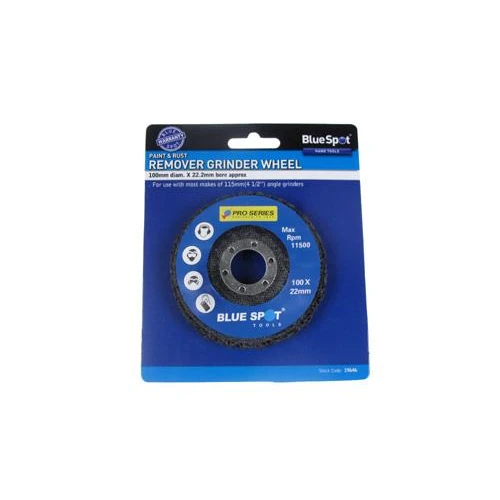 Blue Spot Tools 100mm (4") Rust Remover Grinding Wheel