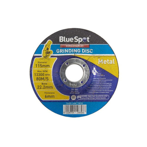 Blue Spot Tools 115mm (4.5") Metal Grinding Disc