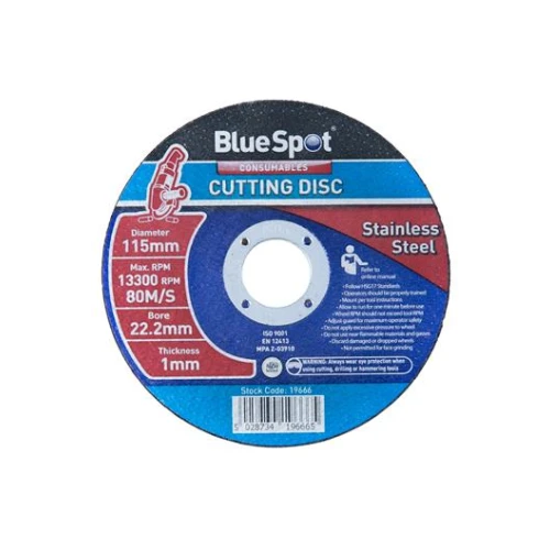 Blue Spot Tools 115mm (4.5") Stainless Steel Cutting Disc