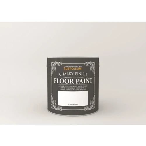 Rust-Oleum Chalky Floor Paint Chalk White 2.5L