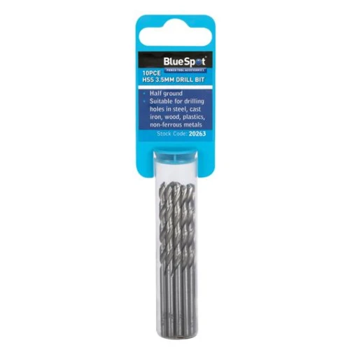 Blue Spot Tools 10PCE 3.5mm HSS Drill Set