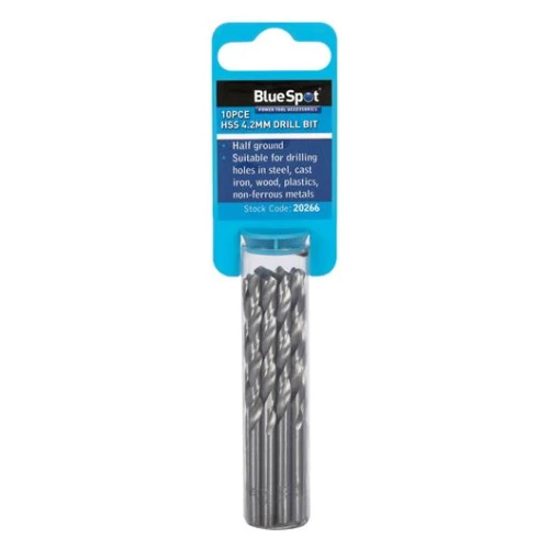 Blue Spot Tools 10PCE 4.2mm HSS Drill Set