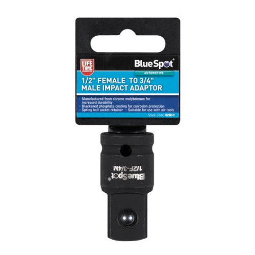 Blue Spot Tools 1/2" Female to 3/4" Male Impact Adaptor