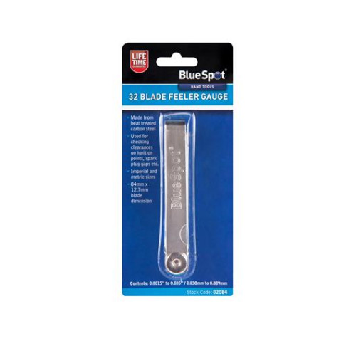 Blue Spot Tools 32 Blade Feeler Gauge