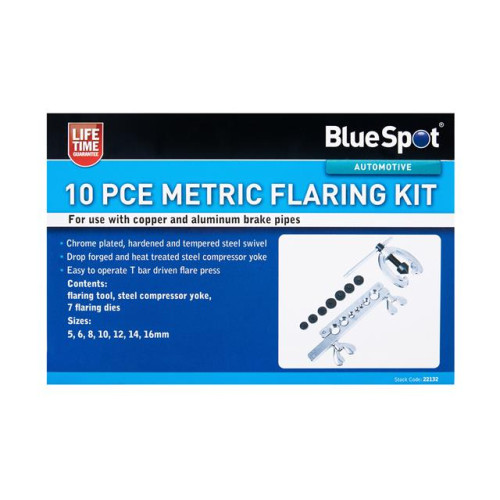 Blue Spot Tools 10 Pce Metric Flaring Kit