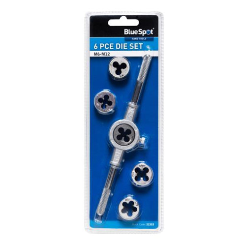 Blue Spot Tools 6 PCE Die Set (M6-M12)