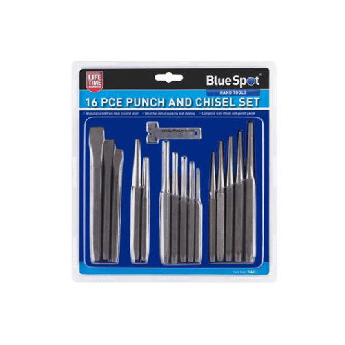 Blue Spot Tools 16 Pce Punch and Chisel Set