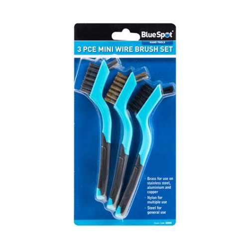 Blue Spot Tools 3PCE Mini Wire Brush Set
