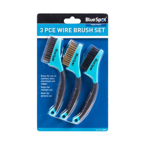 Blue Spot Tools 3PCE Wire Brush Set