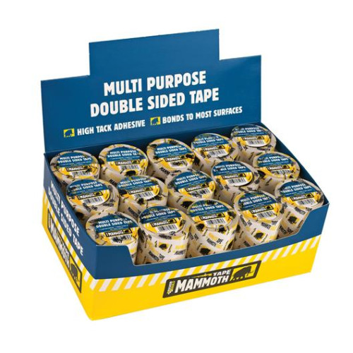 Everbuild Double-Sided Tape 50mm x 5m Display 30 Pieces