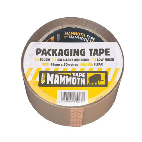 RETAIL/LABELLED PACK TAPE BN 48MM 50MTR