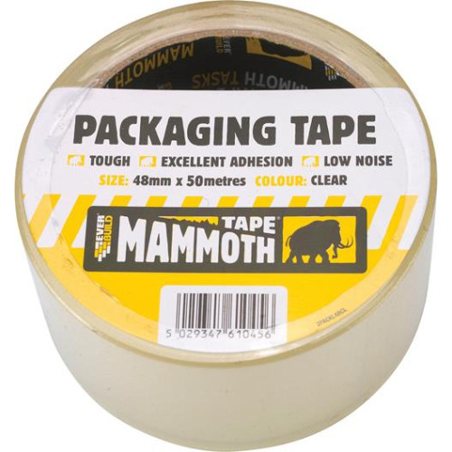 RETAIL/LABELLED PACK TAPE CL 48MM 50MTR