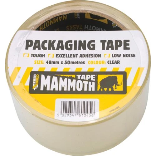 RETAIL/LABELLED PACK TAPE CL 48MM 50MTR