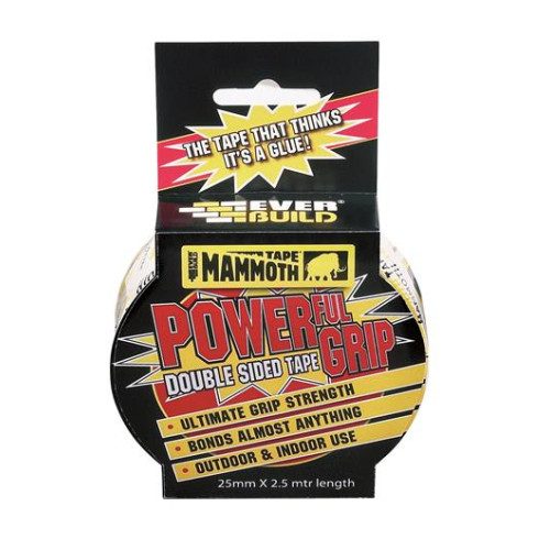 MAMMOTH POWERFUL GRIP TAPE 25MM 2.5MTR