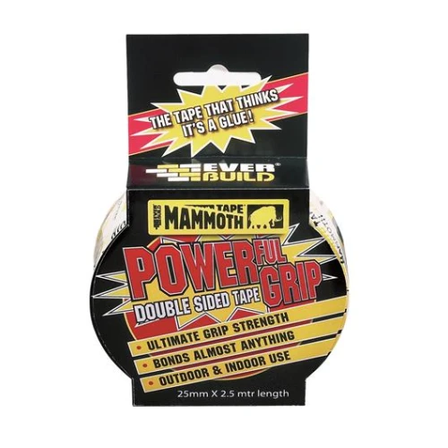 MAMMOTH POWERFUL GRIP TAPE 25MM 2.5MTR