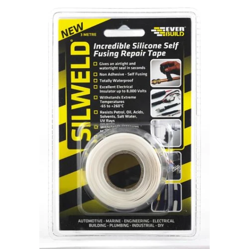 SILWELD SILICONE REPAIR TAPE BLACK 3MTR