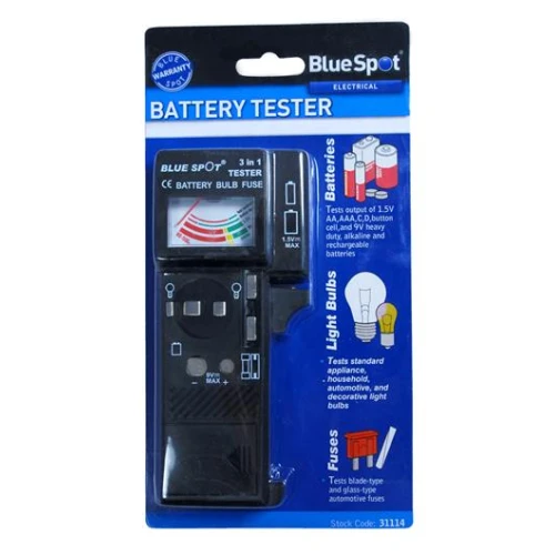 Blue Spot Tools Battery Bulb And Fuse Tester