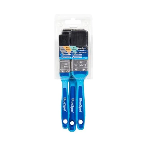 Blue Spot Tools 3 PCE Synthetic Paint Brush Set with Soft Grip Handle (1&acirc;, 1 &Acirc;&frac12;&acirc; and 2&acirc;)