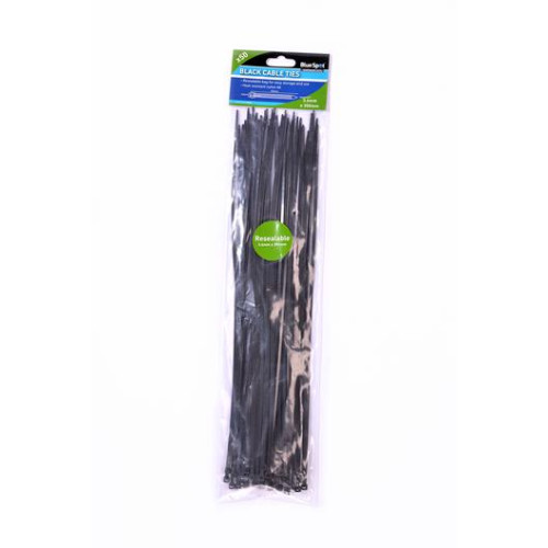 Blue Spot Tools 50 Pce 3.6mm x 350mm Black Cable Ties