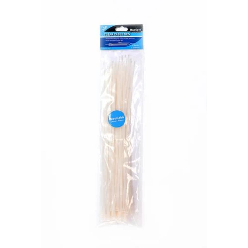 Blue Spot Tools 50 Pce 4.8mm x 350mm White Cable Ties