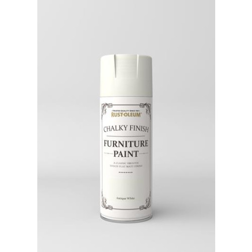 Rust-Oleum Chalky Furniture Paint 400Ml Antique White