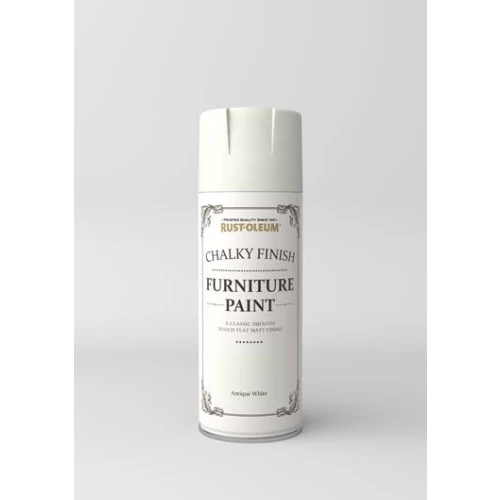 Rust-Oleum Chalky Furniture Paint 400Ml Antique White