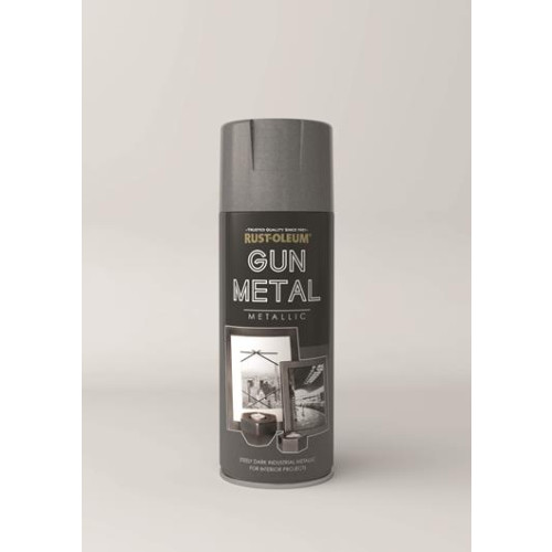 Rust-Oleum Metallic Gun Metal Spray Paint 400Ml