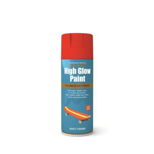 Rust-Oleum High Glow Paint Red-Orange Matt 400Mls