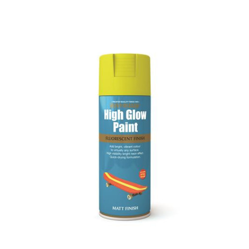 Rust-Oleum High Glow Paint Yellow Matt 400Mls