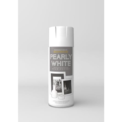 Rust-Oleum Metallic Pearly White Spray Paint 400Ml
