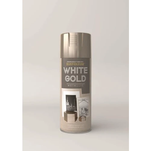Rust-Oleum Metallic White Gold Spray Paint 400Ml